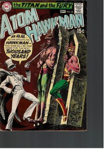 Atom and Hawkman #44 (1969)GD/VG*Stain Back Cover*
