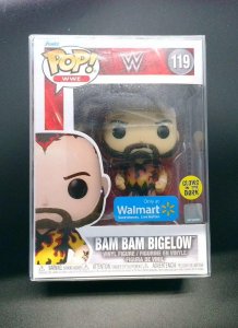 Funko Pop! Bam Bam Bigelow #119, WWE, GITD Walmart Excl.