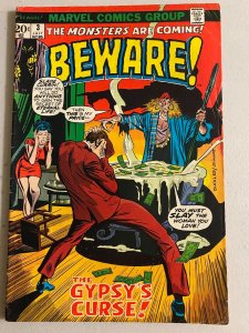 Beware #3 Marvel (4.0 VG) (1973)