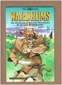 Journey: Wardrums #1 Fantagraphics Books 1987 Wolverine MasAlistaire VF/NM 9.0