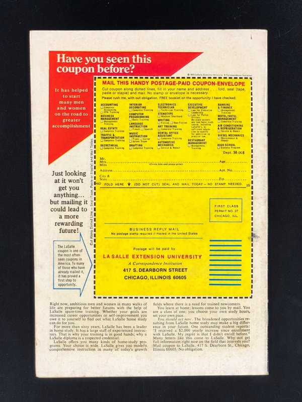 Fear (Adventure Into) #25 (1974) FN