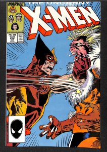 X-Men #222 VF 8.0 Wolverine Vs. Sabretooth! Marvel Comics