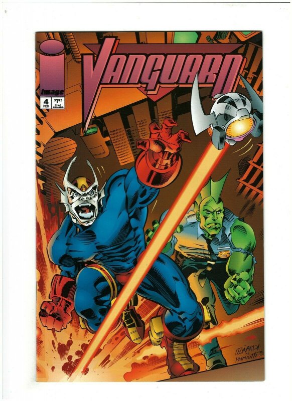 Vanguard #4 NM- 9.2 Image Comics 1994 Erik Larsen, Savage Dragon app.