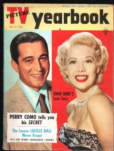 TV Yearbook #2 1957-Perry Como-Dinah Shore-Lucy-Walt Disney-pix-info-VG/FN