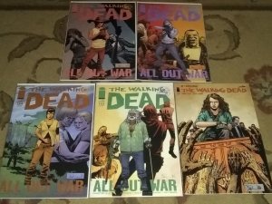 WALKING DEAD ALL OUT WAR 123 124 125 126 127 NM