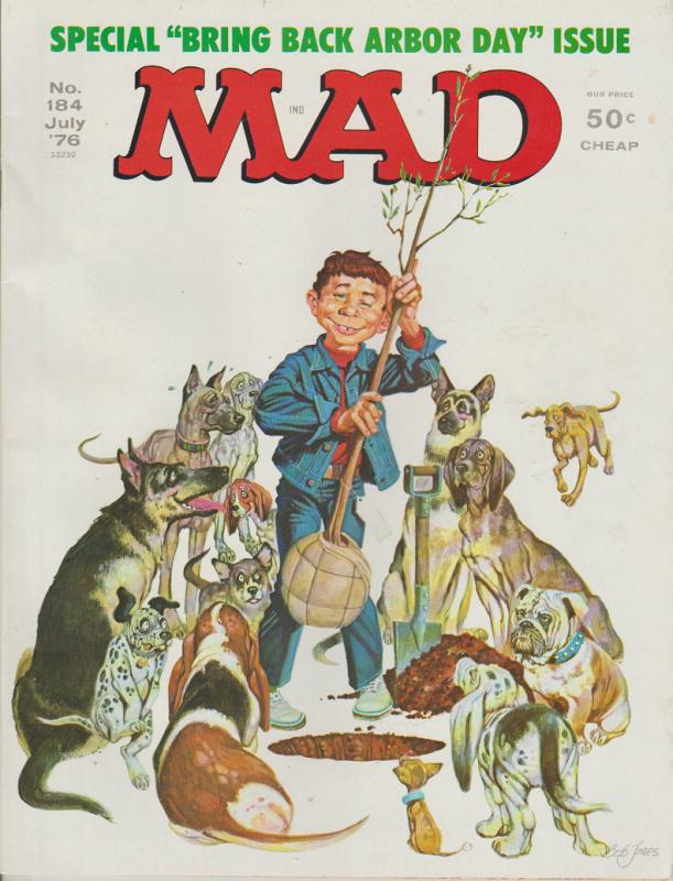 MAD MAGAZINE #184 - HUMOR COMIC MAGAZINE