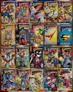 Lot of 20: SUPERMAN 2nd Series #65-93 Partial Run (DC 1992) Jurgens, Breeding VF