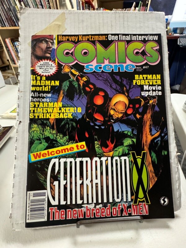COMICS SCENE MAGAZINE #47 IT'S A MADMAN WORLD / WELCOME TO GENERATION X