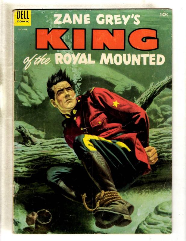 Zane King Of The Royal Mounted # 14 VG/FN Dell Golden Age Comic Book Western JL8