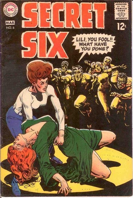 SECRET SIX 6 F+   March 1969 COMICS BOOK