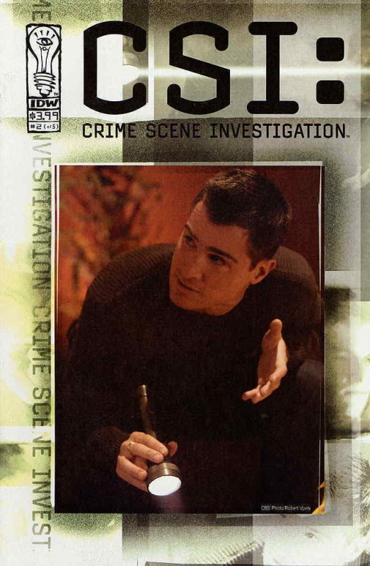 CSI: Crime Scene Investigation #2 VF; IDW | photo variant - we combine shipping 