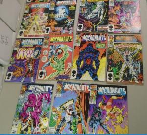 Micronauts run #1-19 avg 7.0 range 6.0 to 8.0 (1984) MEGO TOYS