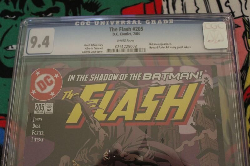 The Flash #205 CGC 9.4 Volume 2 2004 White pgs