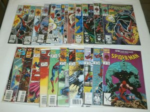 Spider-Man V1 #7-94 (incomp.) 1990 McFarlane, Romita Jr., comic book lot of 39