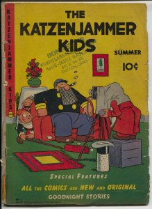 Katzenjammer Kids #1 1947-David McKay-fireworks cover-Blondie-Popeye-G