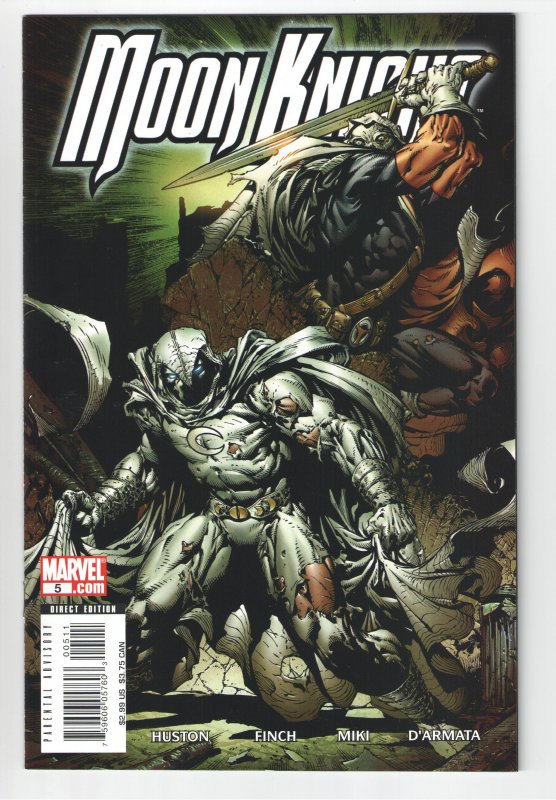 MOON KNIGHT 1,2,3,4,5 (2006) Finch art; most NM 9.4