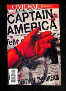 Captain America (2005) #25 Death of Steve Rogers!