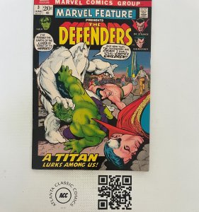 Marvel Feature # 3 FN Comic Book Feat. Defenders Hulk Dr. Strange Namor 1 J224
