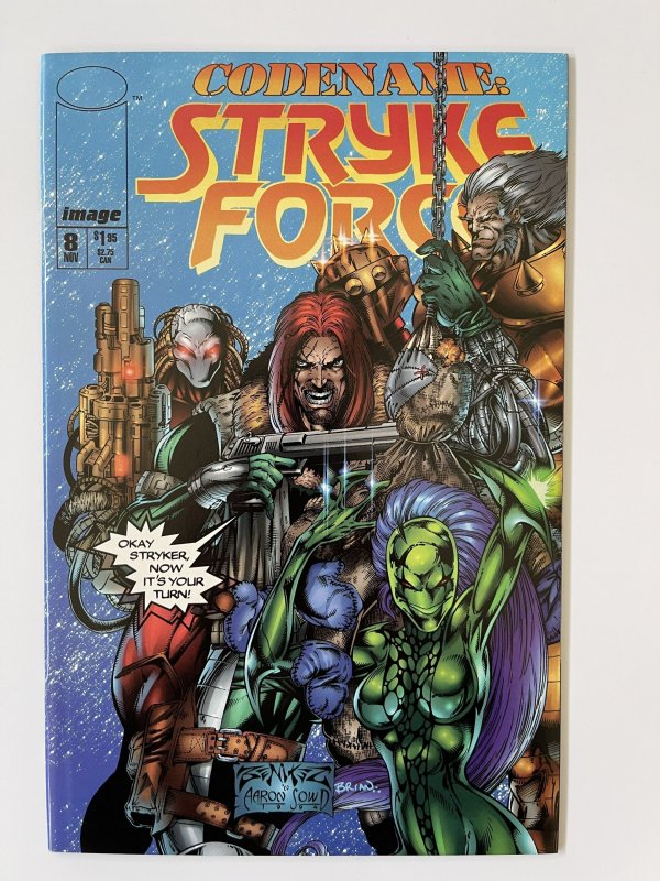 Codename: Strykeforce #8 - VF/NM  (1994)