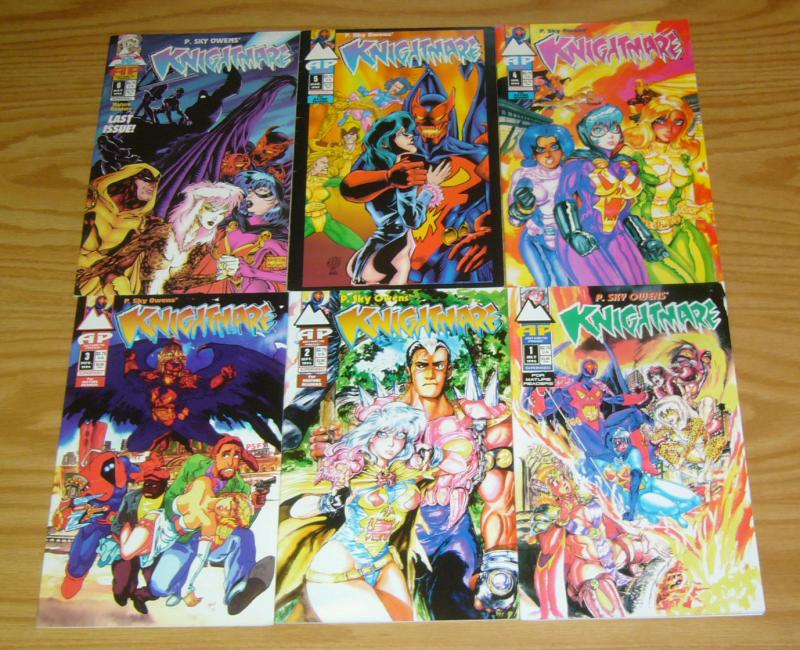 P. Sky Owens' Knightmare #1-6 VF/NM complete series - antarctic press 2 3 4 5