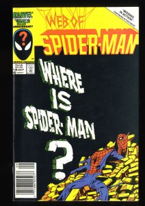 Web of Spider-Man #18 VF- 7.5 1st Eddie Brock!