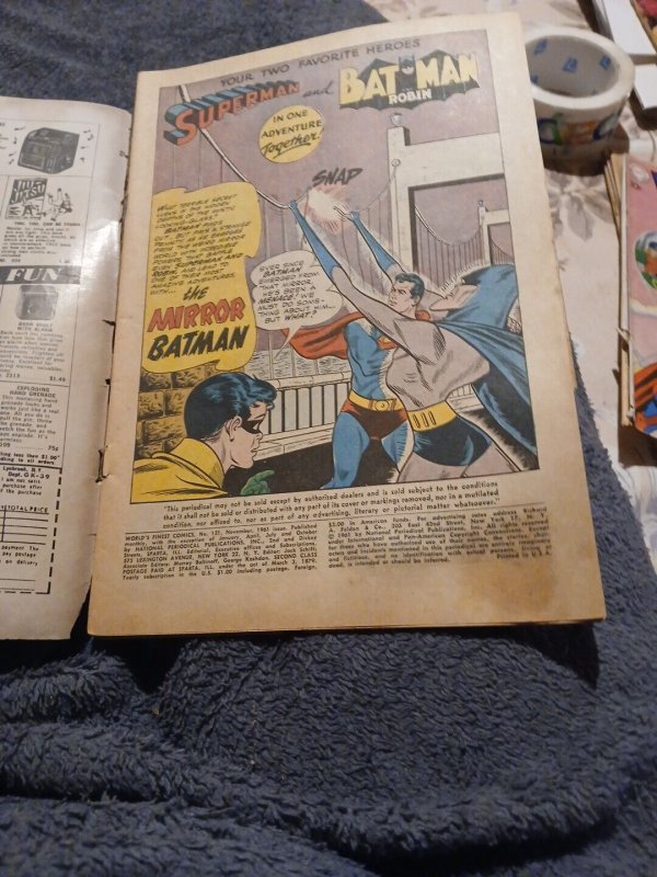 World's Finest Comics 121 Xanu! Tommy Tomorrow Murphy Anderson! 1961 DC Batman