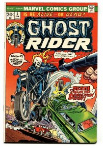 GHOST RIDER #4 comic book 1974-MARVEL-vf-