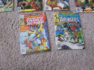 The Avengers Starring Marvel Triple Action #35-44 Run F/VF (7.0) (598J)