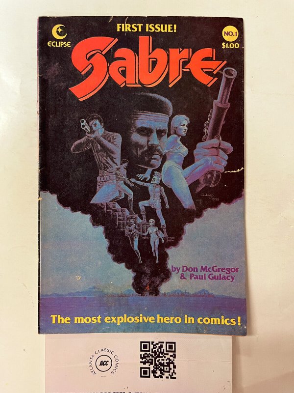 Sabre #1 GD Eclipse Comic Book Don McGregor Paul Gulacy  21 HH9