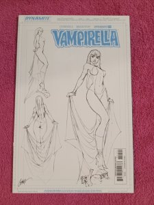 Vampirella #1 J. Scott Campbell Incentive Art Board Variant Cover Dynamite 2017