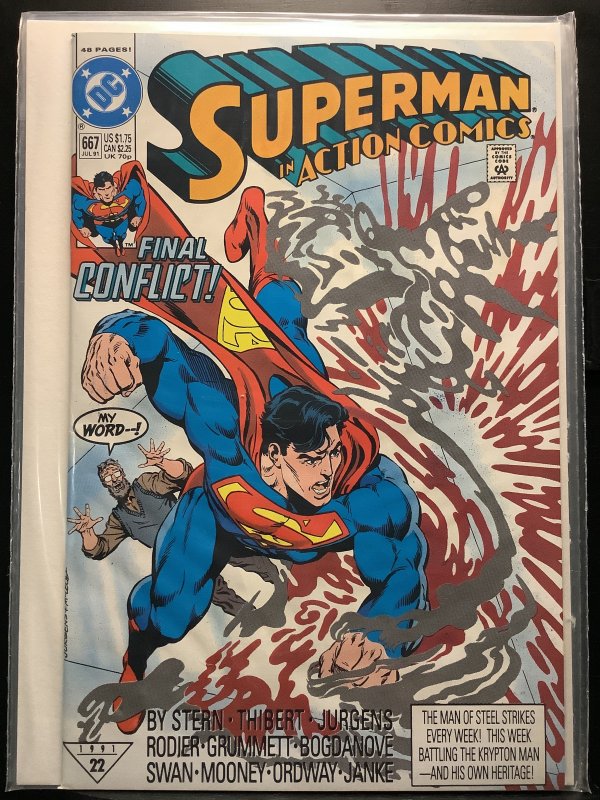 Action Comics #667 Direct Edition (1991)