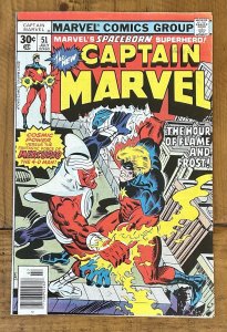 Captain Marvel #51 1977 Terry Austin Al Milgrom VF-