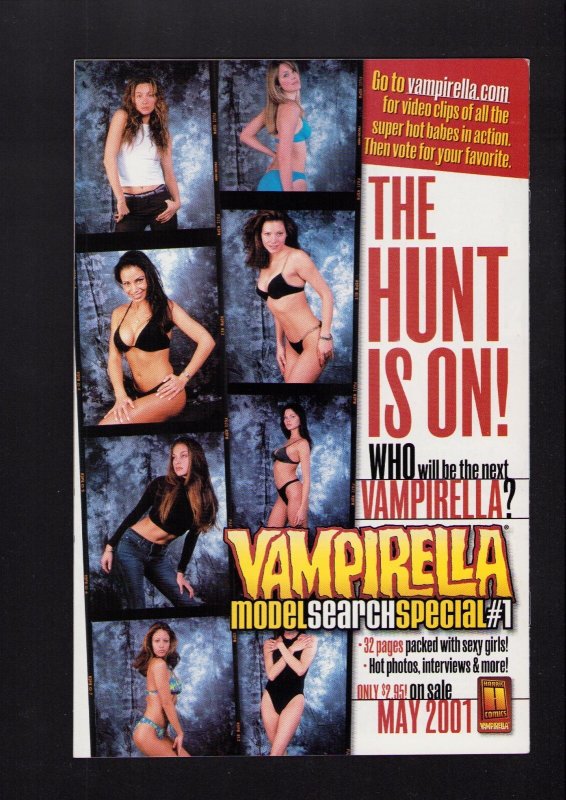 Vampirella Preview Edition - COVER SIGNED BY MATTHEW MAYHEW! (8.0/8.5) 2001