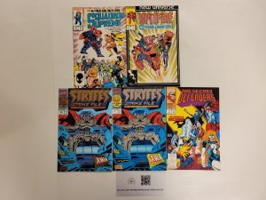 5 Comics #1 Spitfire #1 1 Stryfe #Squadron Supreme #3 Secret Defenders 61 TJ32