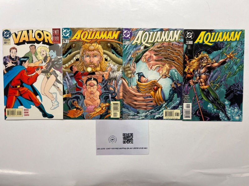 4 DC Comics Aquaman # 62 67 75 + Valor # 22 Superman Batman Robin 56 JS45