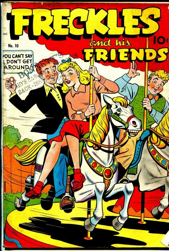 Freckles and His Friends #10 1949-Nedor-Merry-go-round-good art-VG