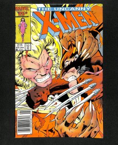 Uncanny X-Men #213 Sabertooth vs. Wolverine!