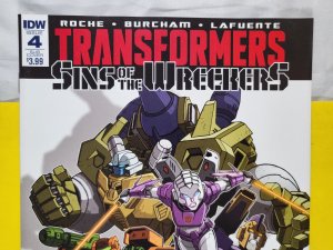 Transformers Sins of the Wreckers #4 Subscription Jack Lawrence Variant 2016 IDW