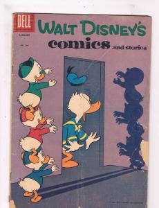Walt Disney's Comics & Stories # 244 GD Dell Silver Age 1961 Comic Book JH1