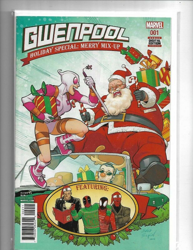 GWENPOOL HOLIDAY SPECIAL MERRY MIX UP #1    nw118