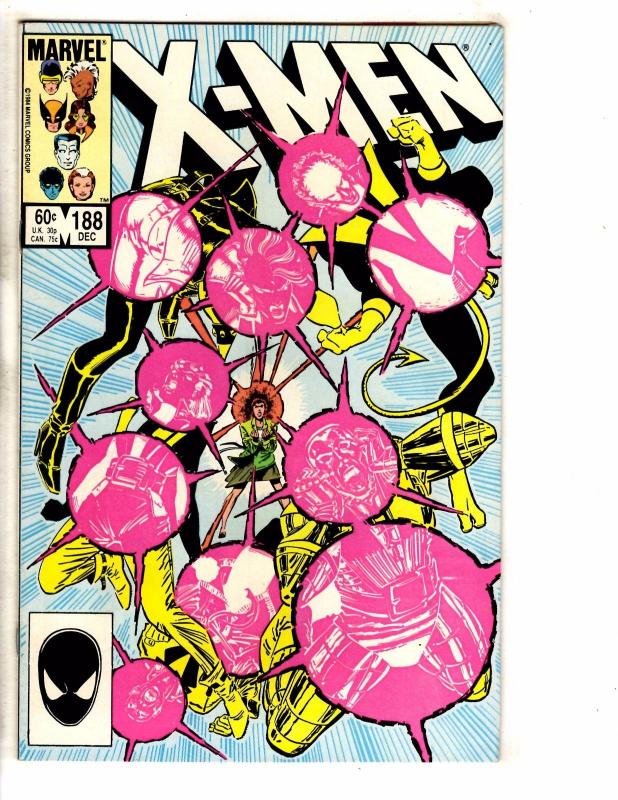 10 Uncanny X-Men Marvel Comic Books #177 188 191 195 198 199 202 203 206 215 GJ3