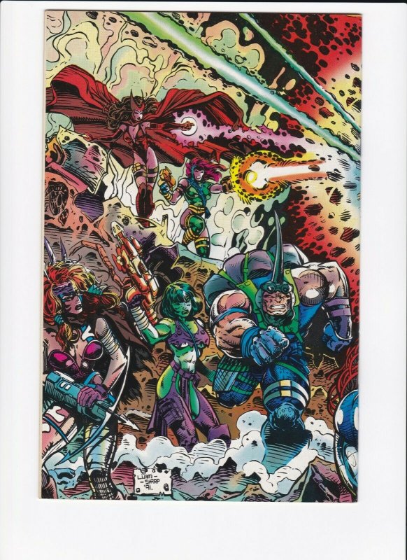 Deaths Head II #4 Marvel UK 1992 NM 9.4 Wraparound cover by Liam Sharp