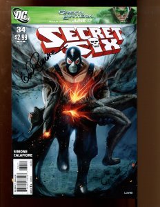 SECRET SIX #34 - SIGNED BY GAIL SIMONE (8.5/9.0) 2011
