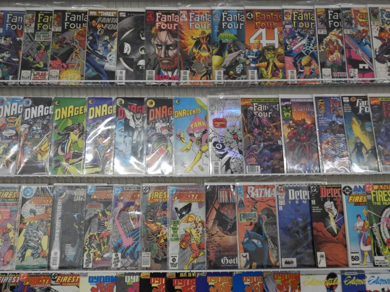 Huge Lot of 170+ Comics W/ Fantastic Four, Detective Comics, Firestorm! Avg. FN+