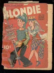 BLONDIE COMICS-FEATURE BOOK #36-CHIC YOUNG ART + PHOTO P/FR