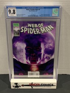 Web Of Spider-Man # 4 CGC 9.8 2010 Mysterio Spider-Girl [GC24]