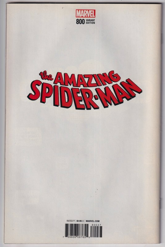 The Amazing Spider-Man #800 Moebius Cover (2018) Spider-Man