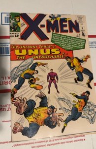 The X-Men #8 (1964)Unus the untouchable -see decription