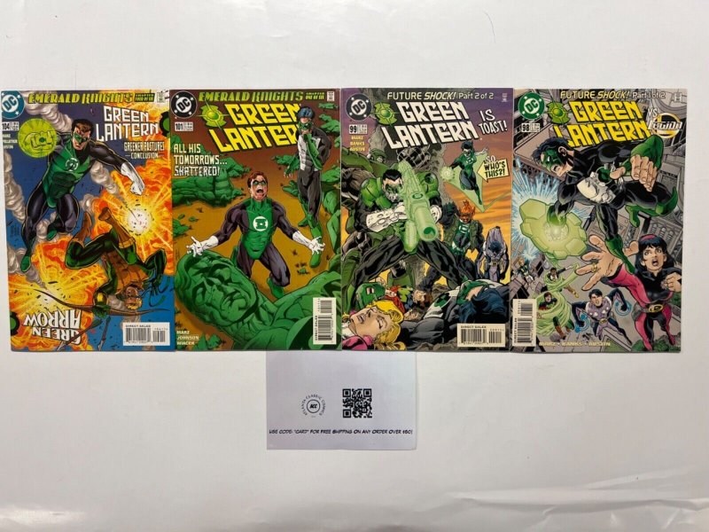 4 Green Lantern DC Comic Books # 98 99 101 104 Wonder Woman Flash Robin 30 JS45