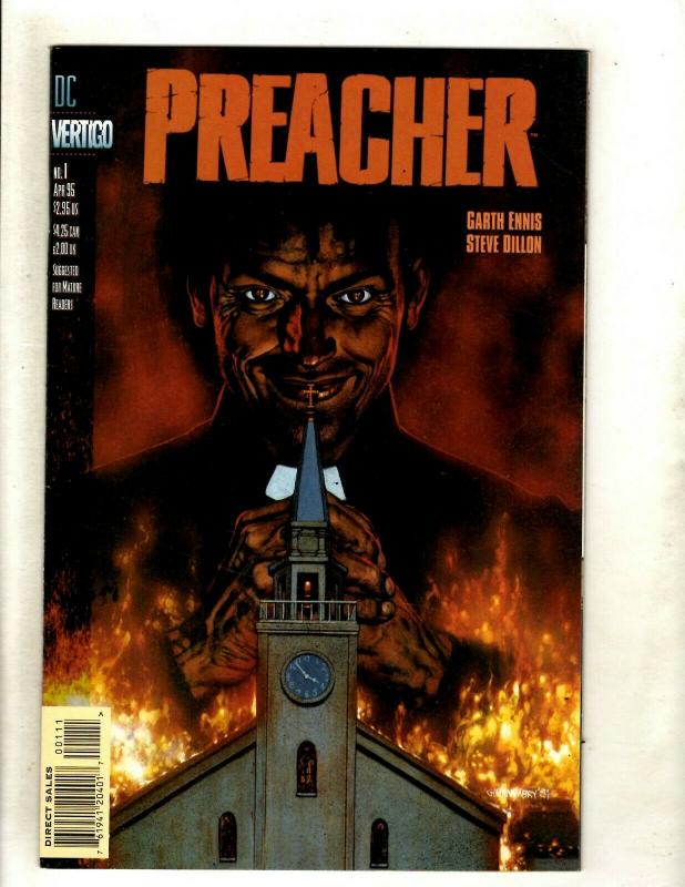 Preacher #1 VF DC Vertigo Comic Book Garth Ennis, Steve Dillon CE4